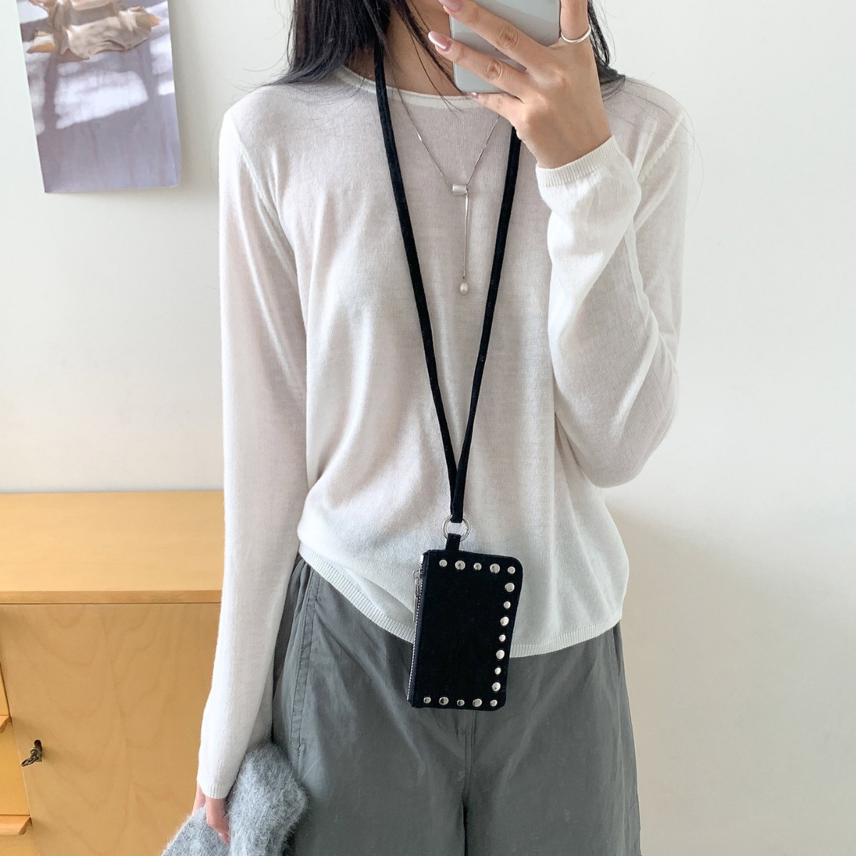 NEW Studded Shoulder Bag Mini  - Index Card Holder recension och pris