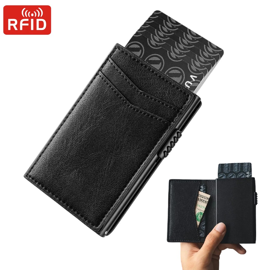 Mens Minimalist Wallet Luxury  - Index Card Holder recension och pris