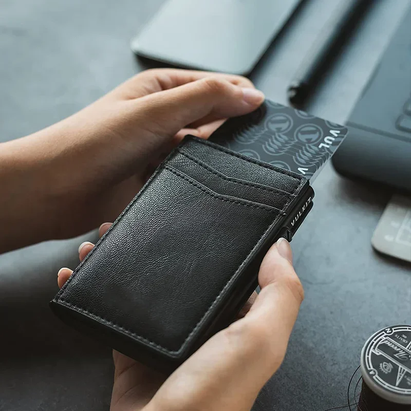 Mens Minimalist Wallet Luxury  - Index Card Holder recension och pris