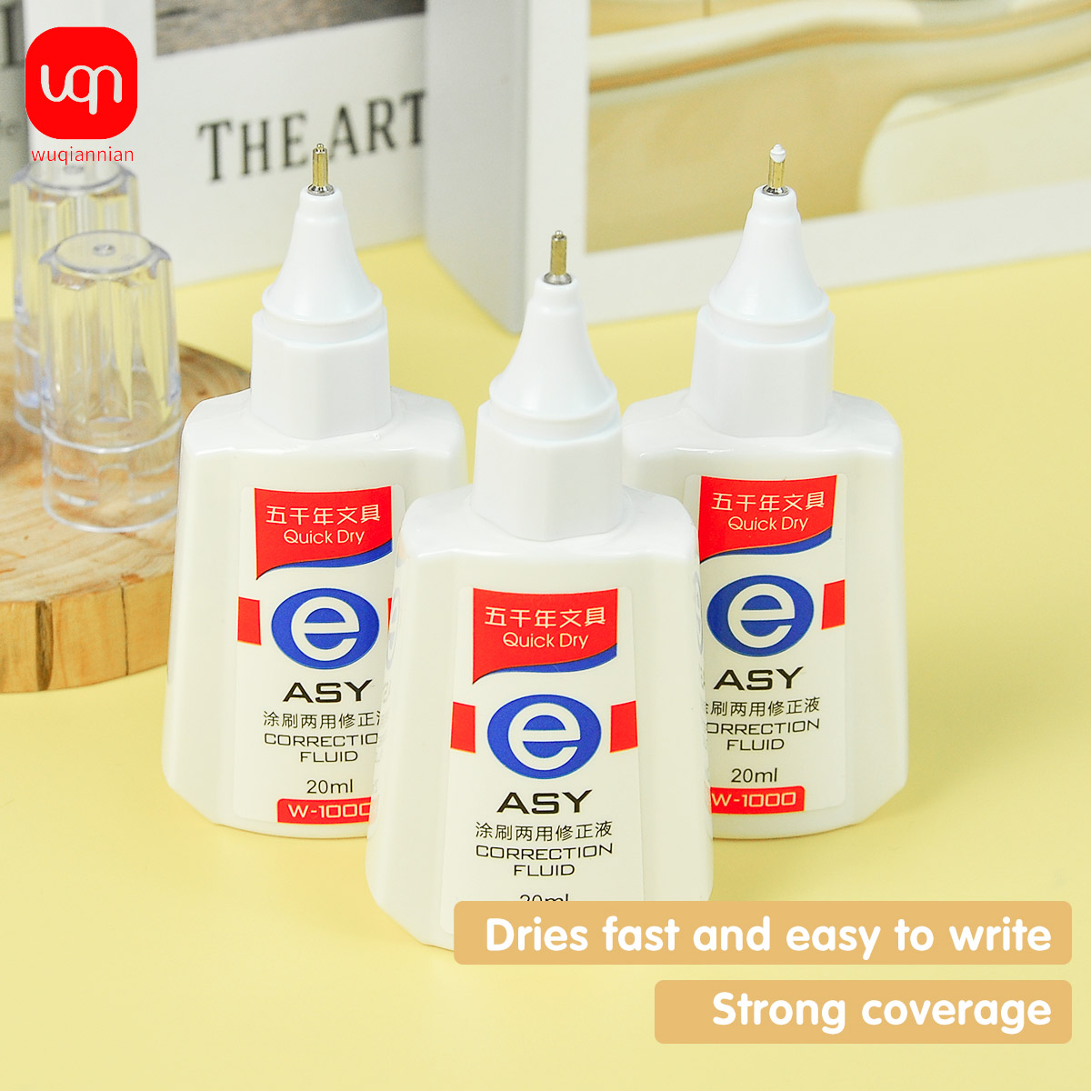 WQN Quick-Dry Correction Fluid - Correction Pen Fine recension och pris